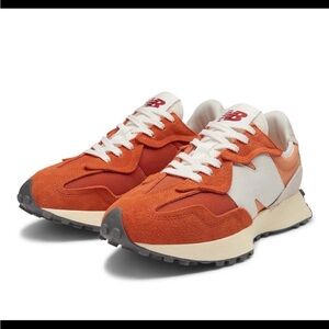 New Balance 327 iconic Orange and White